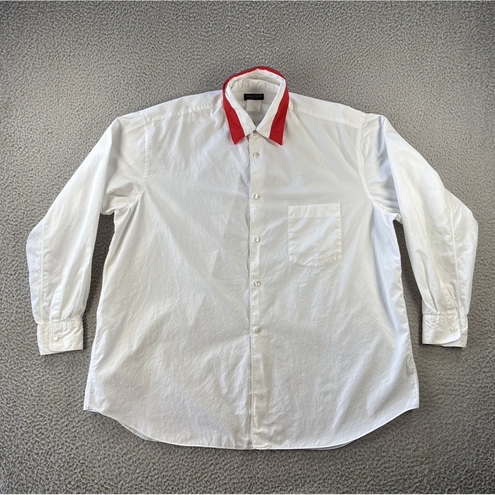 Vintage Comme Des Garcons Homme Plus Shirt Mens XL Oversized Detachable Collar